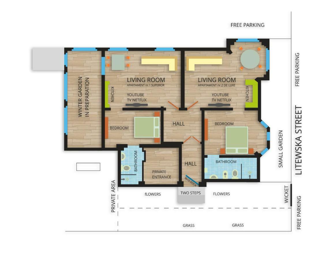Cherry House Apartments بيدغوستيا المظهر الخارجي الصورة